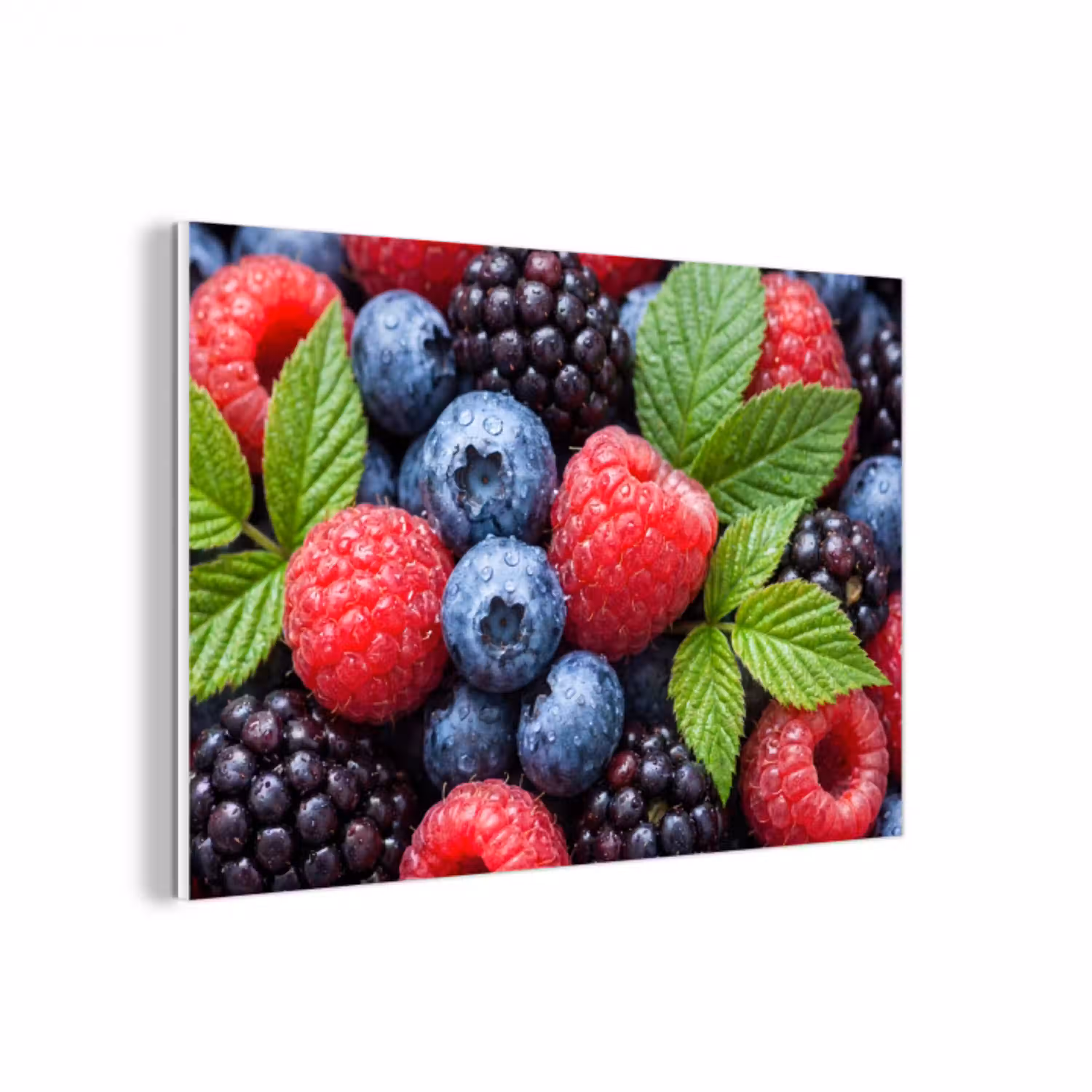 Bessen - Vers - Waterdruppels - Kleurrijk - Eten forex 5mm xxl -3d