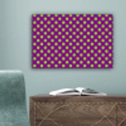 Stippen - Klassiek - Groen canvas 2cm klein 34 -sfeer4