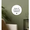 Spreuken - Quotes - Geluk zit in een klein rompertje Wandcirkel kunststof plaat 5mm dik klein -sfeer3