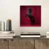 Hengst - Steigert - Rood aluminium wit klein -sfeer1