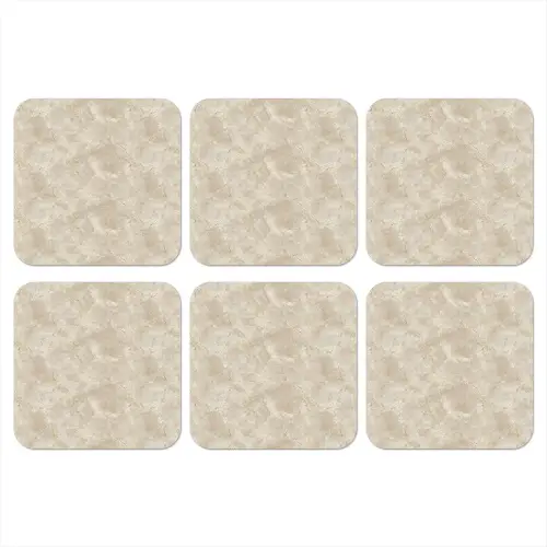 Lichtbeige - Marmer - Aders onderzetter kurk middel 366 -3d