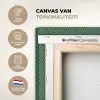 Groen - Strepen - Patroon canvas 2cm xxl 828 -sfeer2
