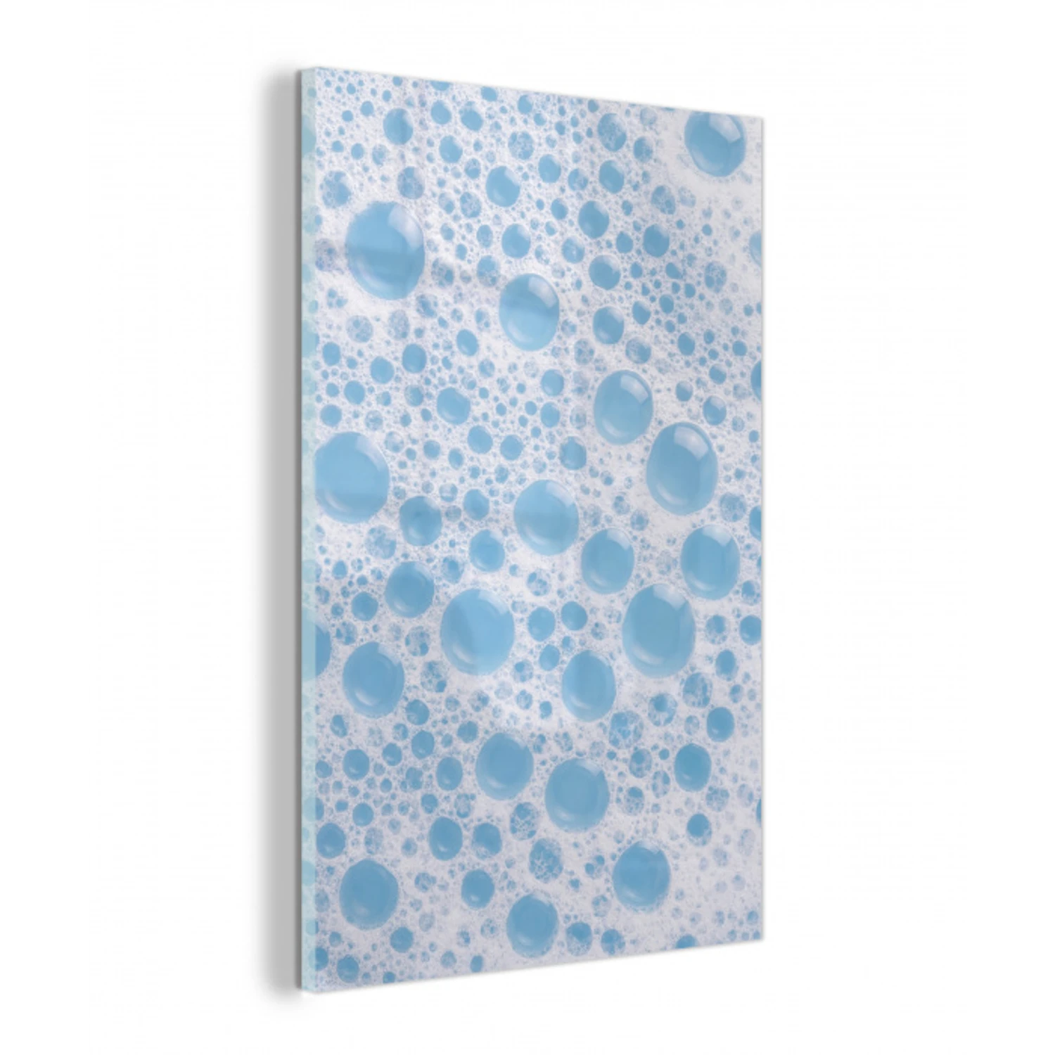 Schuim - Bubbels - Blauw plexiglas 5mm klein -z3d