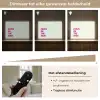 Focus on the good - Beige - Roze Light Box met batterij (Wandlamp) middel -USP_dimbaarNL