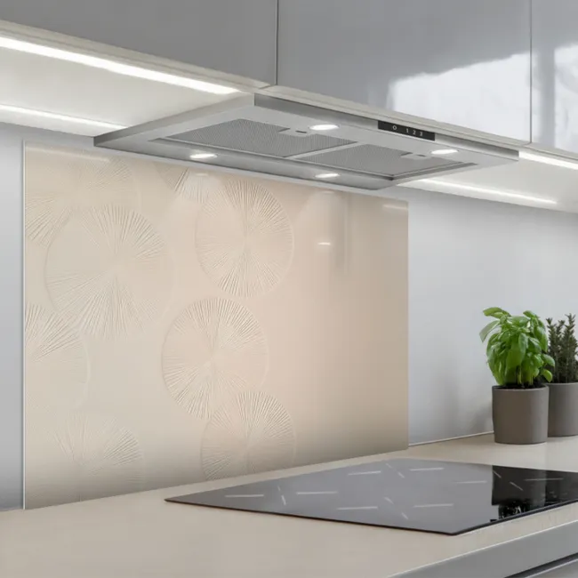 Spritzschutz Küche - Japandi - Beige - Modern