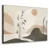 Japandi - Landschap - Beige Textielframe - compleet frame klein -3d