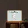 Dolfijn - Zeewier - Grijs Light Box met batterij (Wandlamp kind) middel -sfeer1_kind
