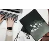 Vogel - Japandi - Groen laptophoes neopreen klein -bureau