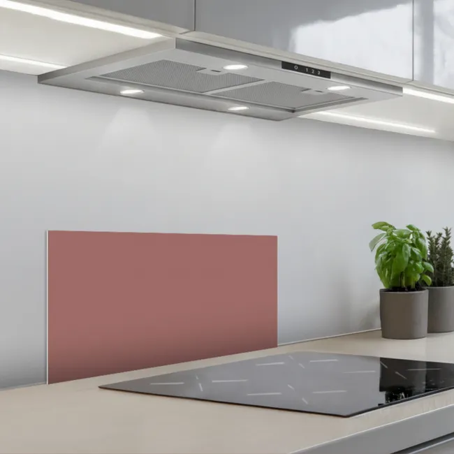 Fluistering van Fuchsia keuken achterwand spatscherm klein -3d_schuin