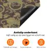 Bruin - Groen - Bloemen Inductie beschermer vinyl 3mm klein 276 -zzzzzzz-td-onderkant
