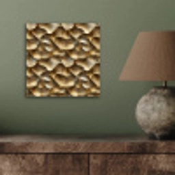 Abstract - Antiek - Goud aluminium wit klein 46 -sfeer2