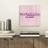 You're doing great - roze - 3D plexiglas 5mm klein -sfeer1