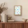 Blauw - Patroon - Snoep Light Box met kabel (Tafellamp) klein -sfeer2