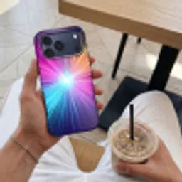 Abstract - Light - Burst - Modern - Colorful Toughcase MagSafe Apple iPhone 17 Pro Max klein -Sfeer1M