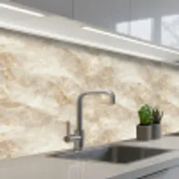 Lichtbeige - Onyx - Subtiel keuken achterwand 2 middel 871 -3d_schuin
