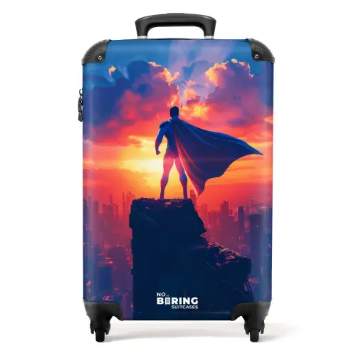 Skyscraper superheld Koffer - NBS - Handbagage middel -productfoto_recht