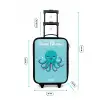 Octopus - Water - Blauw Kinderkoffer - Zwart klein -productfoto_formaten