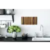 Hout - Planken - Natuurtinten Muursticker klein -keuken