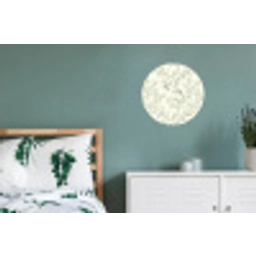 Klassiek - Vogels - Groen Wandcirkel aluminium klein 190 -slaapkamer