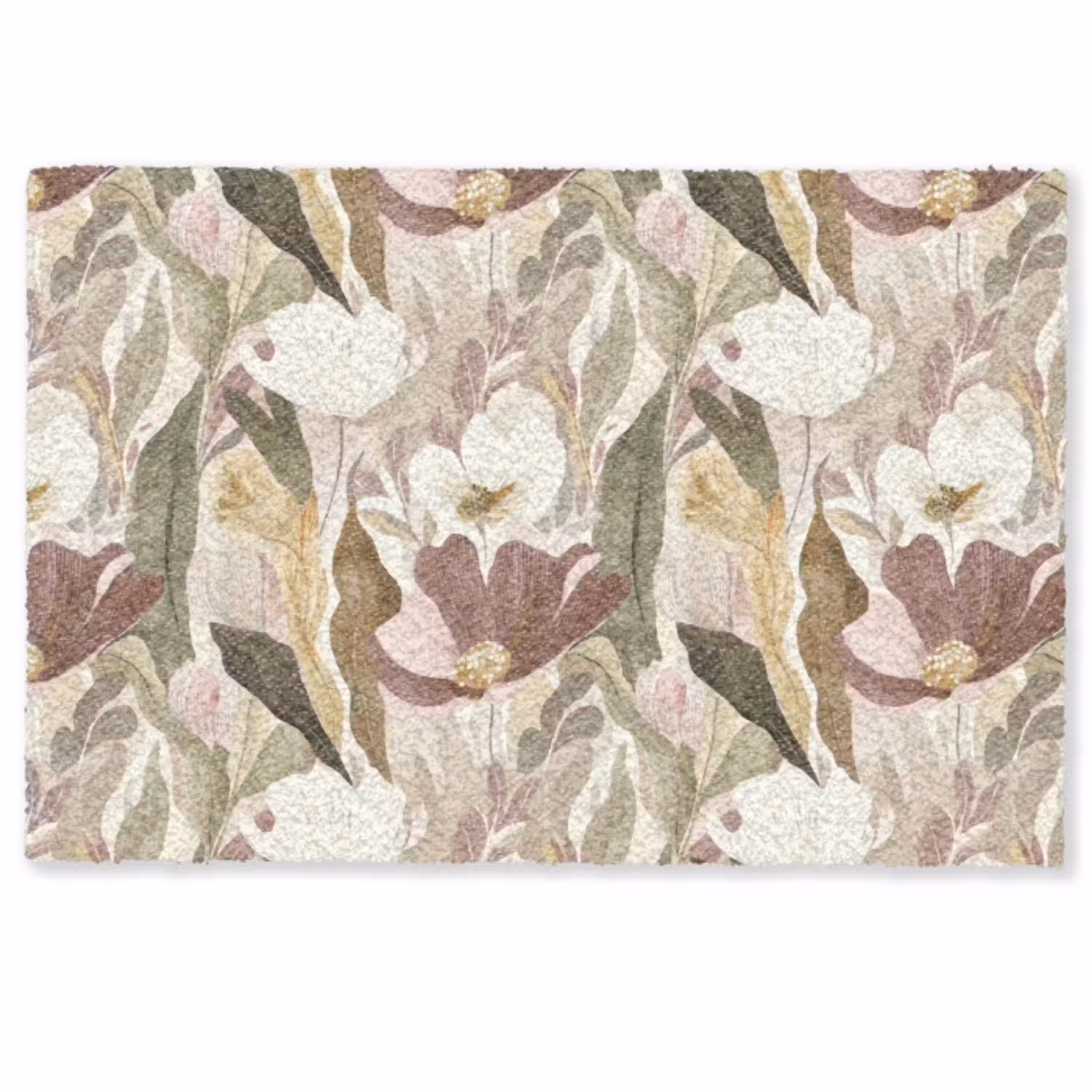 Bloemen - Aquarel - Kleurrijk Deurmat klein 898 -zkaufland3d