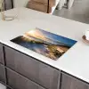 Rustbank met Zeezicht Inductie beschermer vinyl 3mm klein -sfeer8