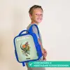 Dier - Dino - Natuur Kinderrugzak - Blauw middel -sfeer3_NL