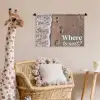 Where to next - Strand - Voetstappen Wandkleed katoen klein -wsfeer5_kind