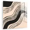 Golven - Zwart - Zandkleur plexiglas 5mm klein -zzzproduct_nieuw