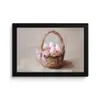 Mand - Eieren - Roze fotolijst zwart zonder passe partout klein -3d