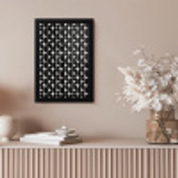 Modern - Geometrisch - Zwart fotolijst zwart zonder passe partout klein 224 -sfeer5