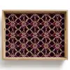 Symmetrisch - Tegel - Burgundy Dienblad Rechthoek middel 911 -z3d_shopping