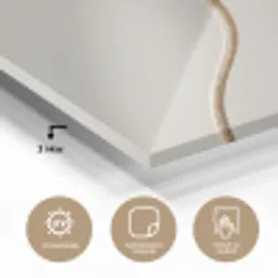 Papaverbollen - Droogbloemen - Minimalistisch - Beige - Rustig plexiglas 5mm klein -wsfeer2_DE