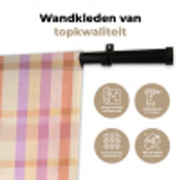 Pastel - uitpatroon - Geometrisch Wandkleed katoen klein 269 -sfeer2