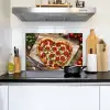 Pizza - Hart - Pepperoni - Tomaat Inductie beschemer met haakjes klein -sfeer2