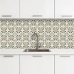 Patroon - Klassiek - Kleurrijk keuken achterwand 2 middel 871 -3d