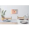 Glazen - Bloem - Roze Muursticker klein -eettafel
