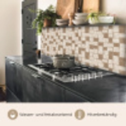 Blok - Patroon - Bruin keuken achterwand 2 middel 871 -usp_DE