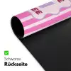 More coffee - Roze - Paars - Strepen - Mok Muismat XXL klein -ysfeer2_duits