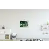 Inductie beschermer - Bananenblad - Tropisch - Jungle - Bladeren textielposter latten blank klein -kinderkamer
