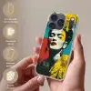 Bloemen - Felle kleuren - Grafisch - Modern Telefoonhoesje iPhone 17 Pro klein -sfeer3_NL