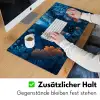 Koraalrif - Vissen - Oceaan - Blauw Muismat XXL klein -ysfeer3_duits