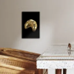 Croissant - Brood - Goud - Zwart KitchenYeah - Keuken - Canvas klein -sfeer3