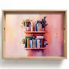 Planken - Boeken - Bladeren Dienblad Rechthoek middel -z3d_shopping
