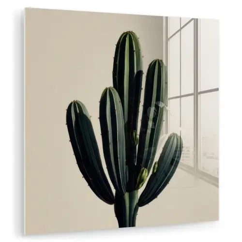 Cactus - Subtiel - Groen plexiglas 5mm klein -zzzproduct_nieuw