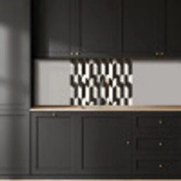 Bogen - Tegels - Marmer - Zwart - Wit keuken achterwand 2 middel 865 -sfeer1