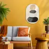 Japandi - Wabi sabi - Beige Wandcirkel Ovaal Forex klein -sfeer4