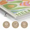 Illustratie - Bloemen - Quote - Kleurrijk plexiglas 5mm klein -sfeer2