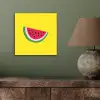 Fruit - Watermeloen - Geel aluminium wit klein -sfeer2