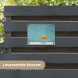 Parasol - Geel - Strand - Zee tuinposter los doek klein -sfeer3