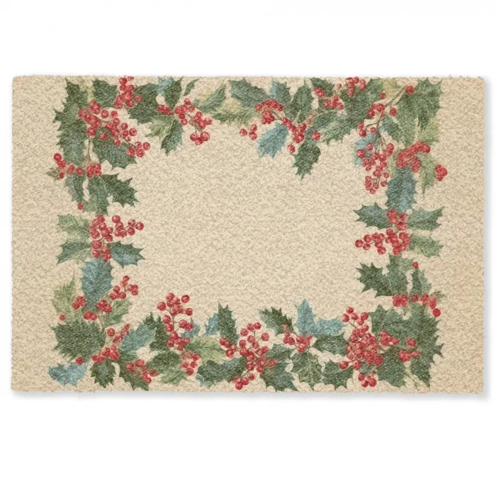 Hulstrand - Bessen - Beige Deurmat klein -zkaufland3d